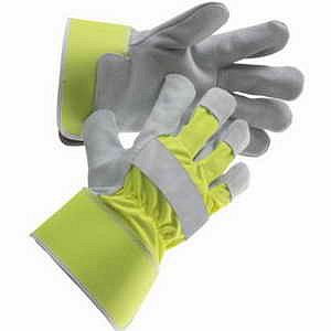 CERVA - CURLEW YELLOW pracovní rukavice hovězí štípenka - velikost 10
